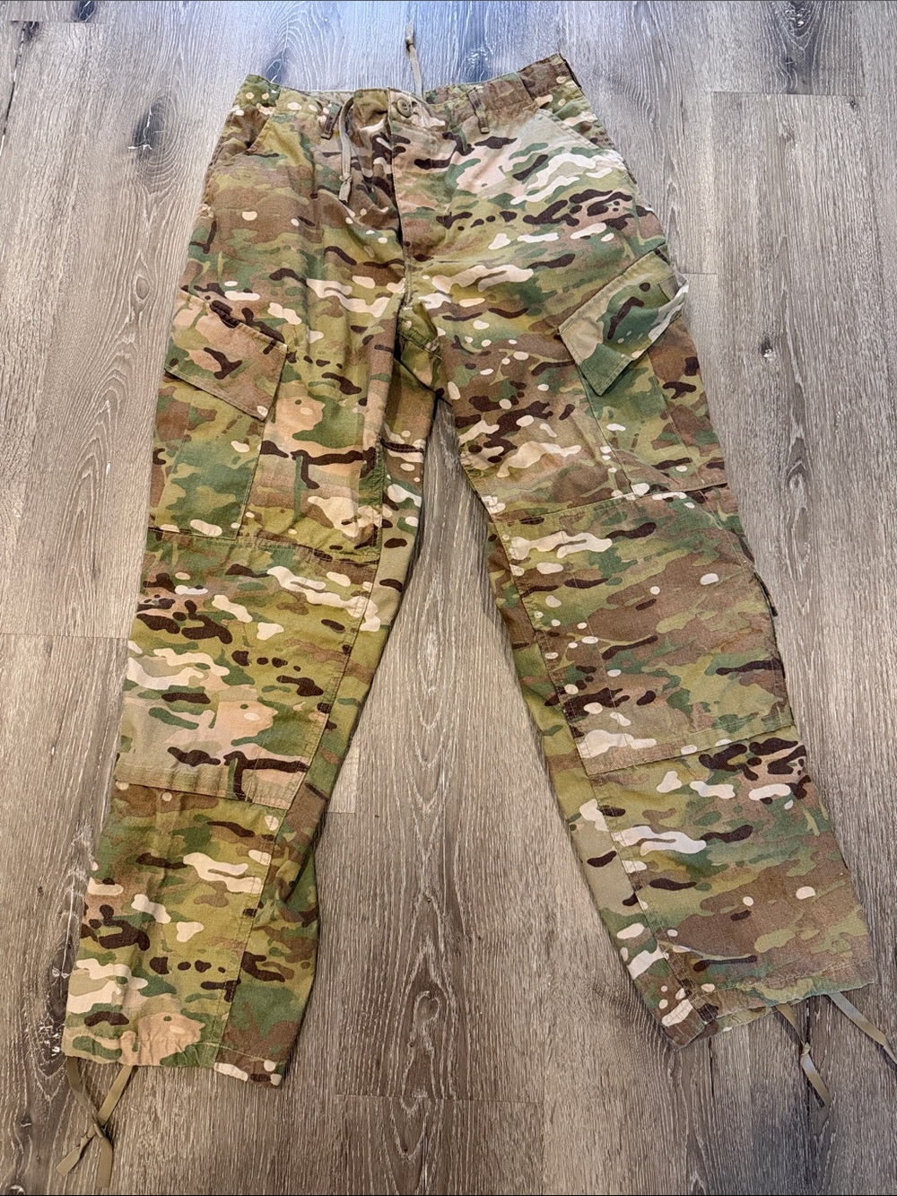 Men's Tactical Cargo Pants - Camo Green